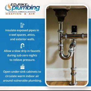 How to Prevent Frozen Pipes with Emergency Plumbing Services Near Vandalia, OH, This Winter 2 Exposed under-sink plumbing pipes with winter pipe insulation tips to prevent freezing and water damage