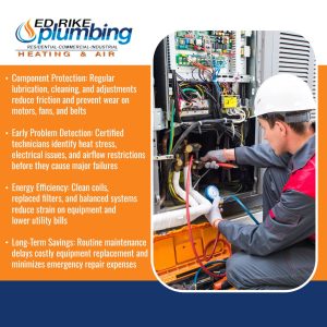 How Professional HVAC Maintenance Can Extend the Life of Your System 2 HVAC technician performing maintenance on heating system to improve efficiency and prevent breakdowns