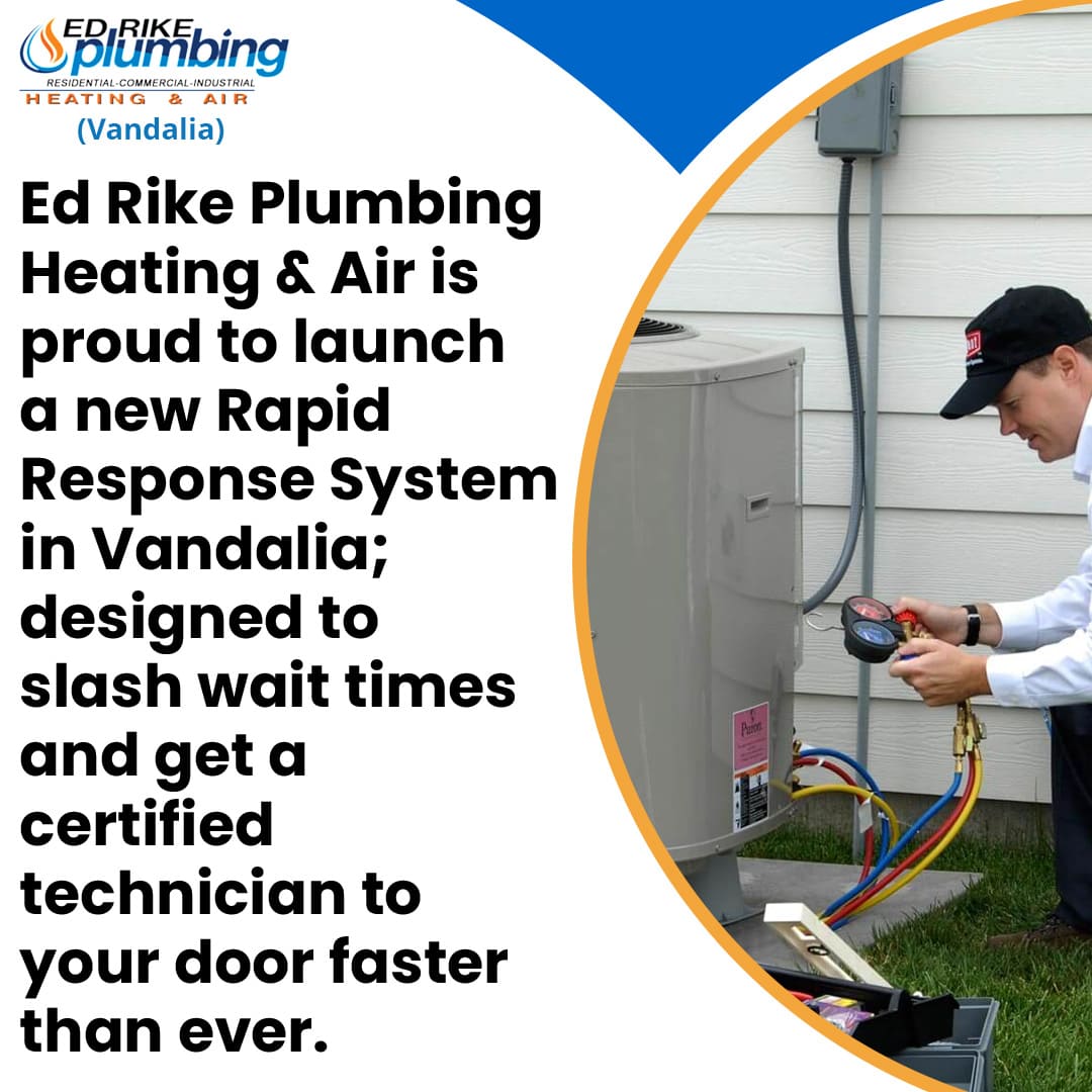 Emergency HVAC Repair Near You in Vandalia, OH: What to Do When Systems Fail 3 Certified HVAC technician using gauges to service outdoor AC unit with fast response service in Vandalia