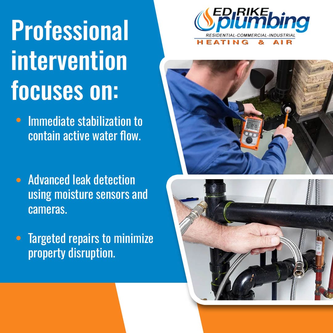 What to Expect from a 24-Hour Plumber in Lewisburg, OH: Fast, Reliable, and Professional Service 2 Professional plumber using an electronic moisture sensor device and camera for advanced leak detection to minimize property disruption.