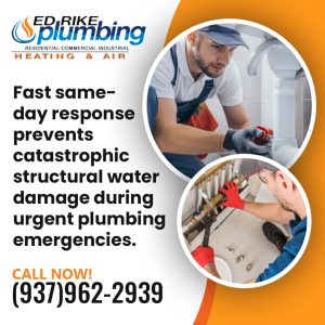 fast same day response- Ed Rike Plumbing Heating & Air(Lewisburg, OH)