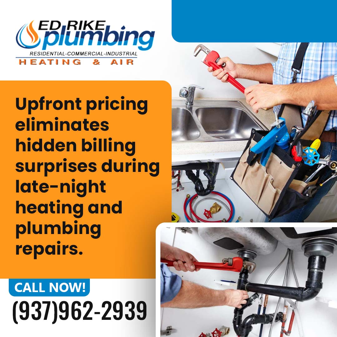 How Much Does Emergency Plumbing and HVAC Service Cost Near You? 7 upfront pricing- Ed Rike Plumbing Heating & Air(Lewisburg, OH)