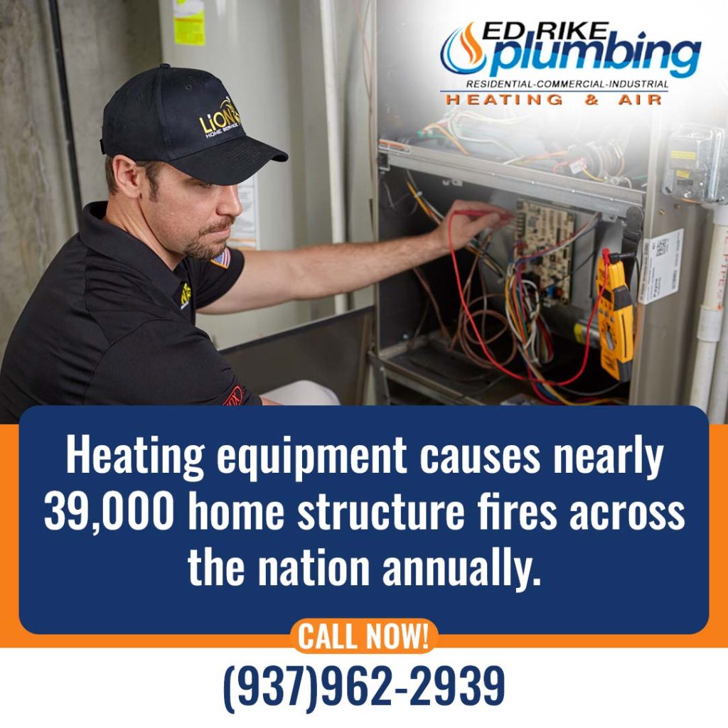 Heating equipment causes fire- Ed Rike Vandalia